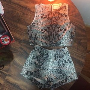 Shakuhachi - never worn - snake skin 2 piece XS